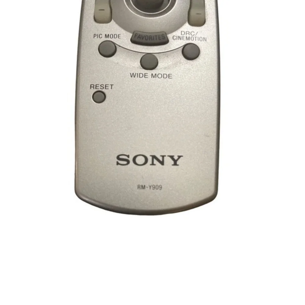 Sony RM Y909 Silver Universal Remote Control TV DVD‎ VCR Satellite